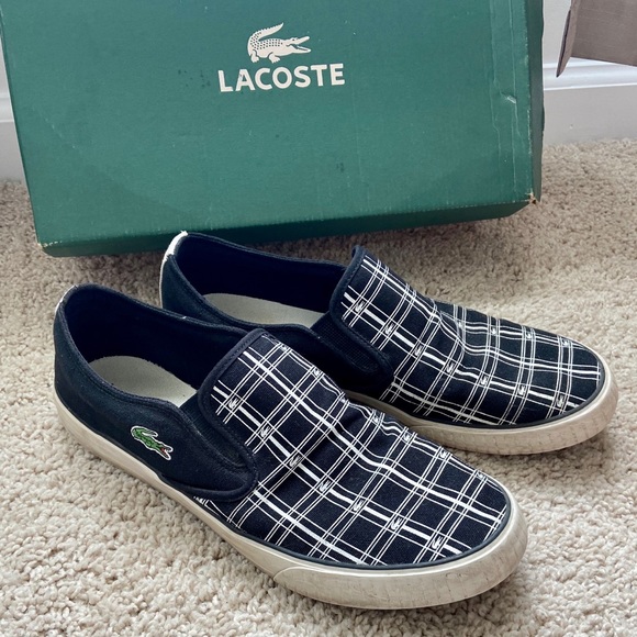 Lacoste Other - Lacoste Lyndon Plaid Loafer - 10